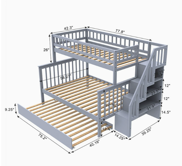 -For Modern  Wood Storage Chil - đánh giá và giá Carriage Bed