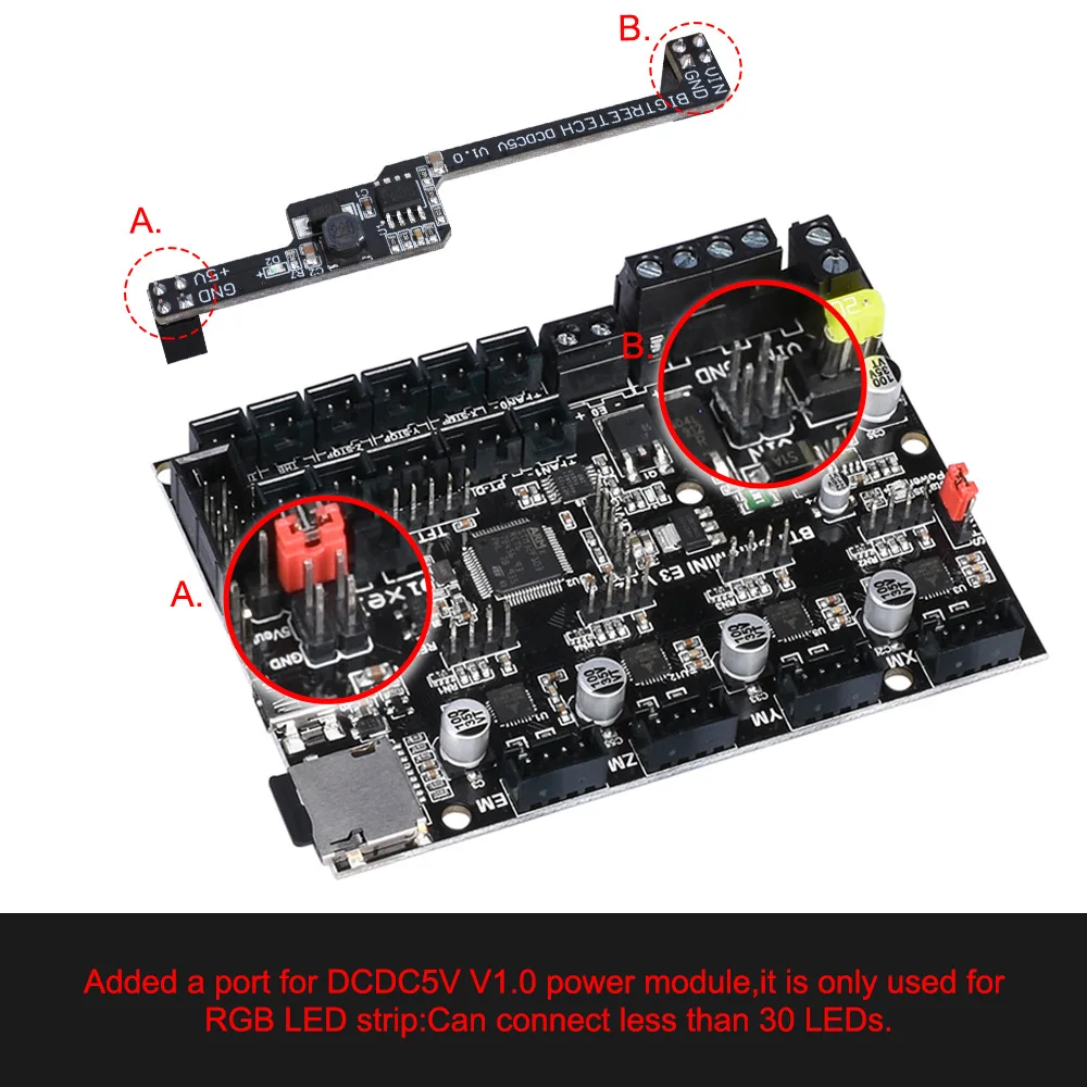 DCDC5V V1.0 Power Module Suppo - đánh giá và giá Skr Mini E3