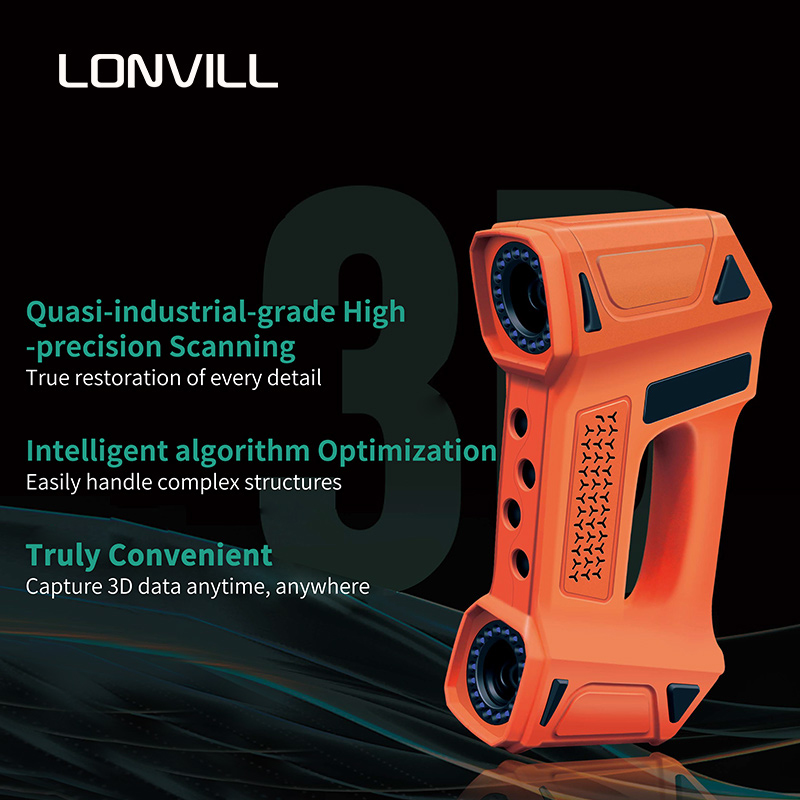 LONVILL Handheld 3D Scanning T - đánh giá và giá Handheld 3D Scanner High Precision