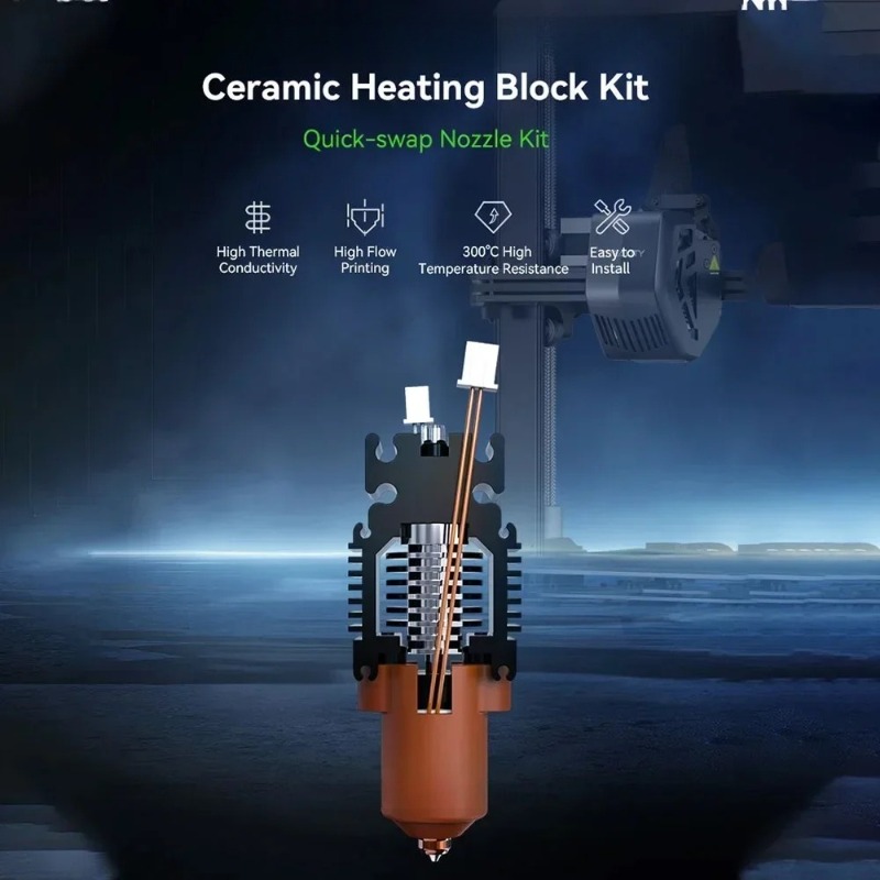 60W High Flow Ceramic Heating  - đánh giá và giá High Flow Ceramic Hotend
