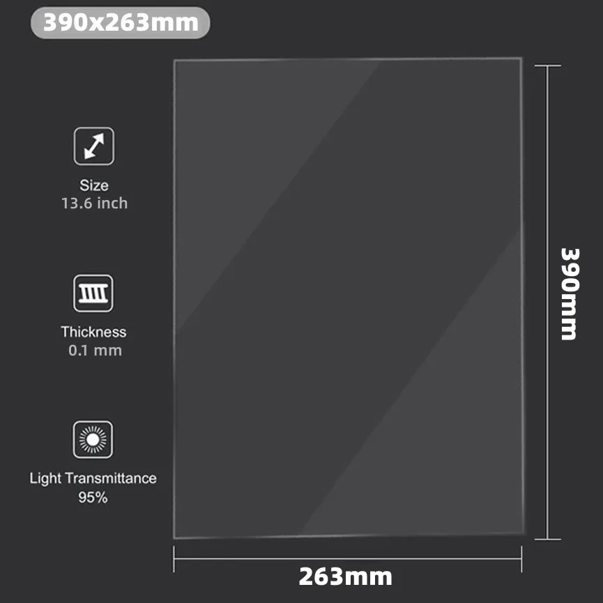5Pcs 13.5 Inch Fep Film 390x26 - đánh giá và giá Fep Film