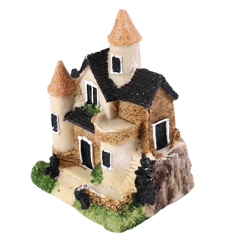 Cute Mini Resin House Miniatur - đánh giá và giá Resin