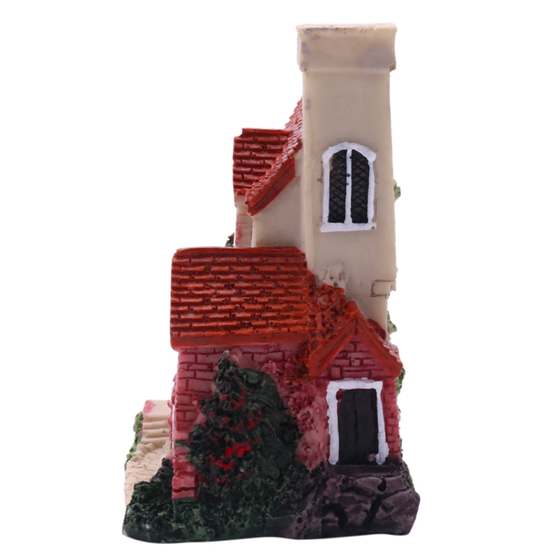Cute Mini Resin House Miniatur - đánh giá và giá Resin