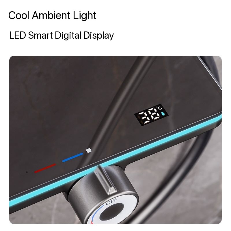 Gray Piano Button Ambient Ligh - đánh giá và giá Nozzle Brass
