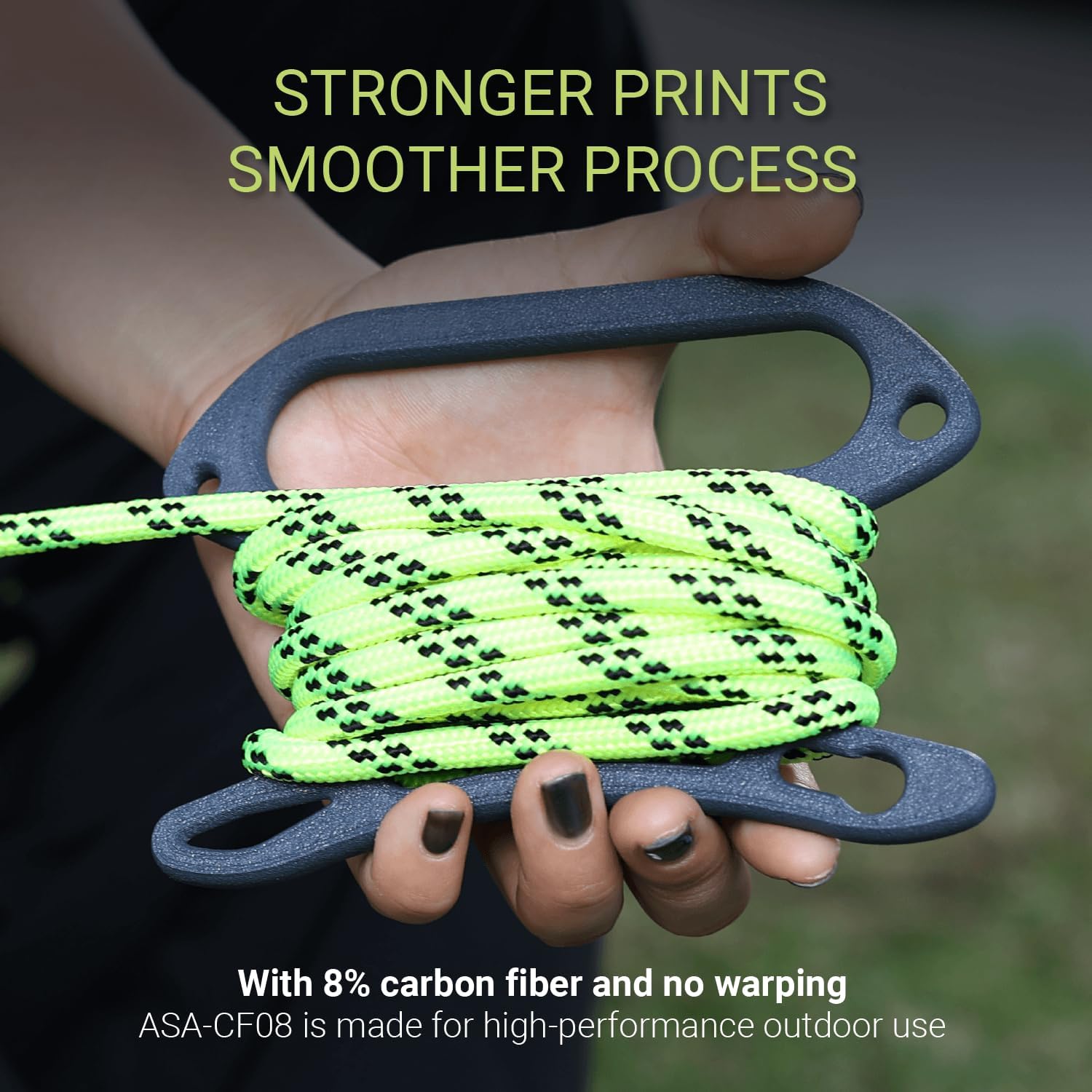 Polymaker Fiberon ASA-CF08 Car - đánh giá và giá Filament 1.75