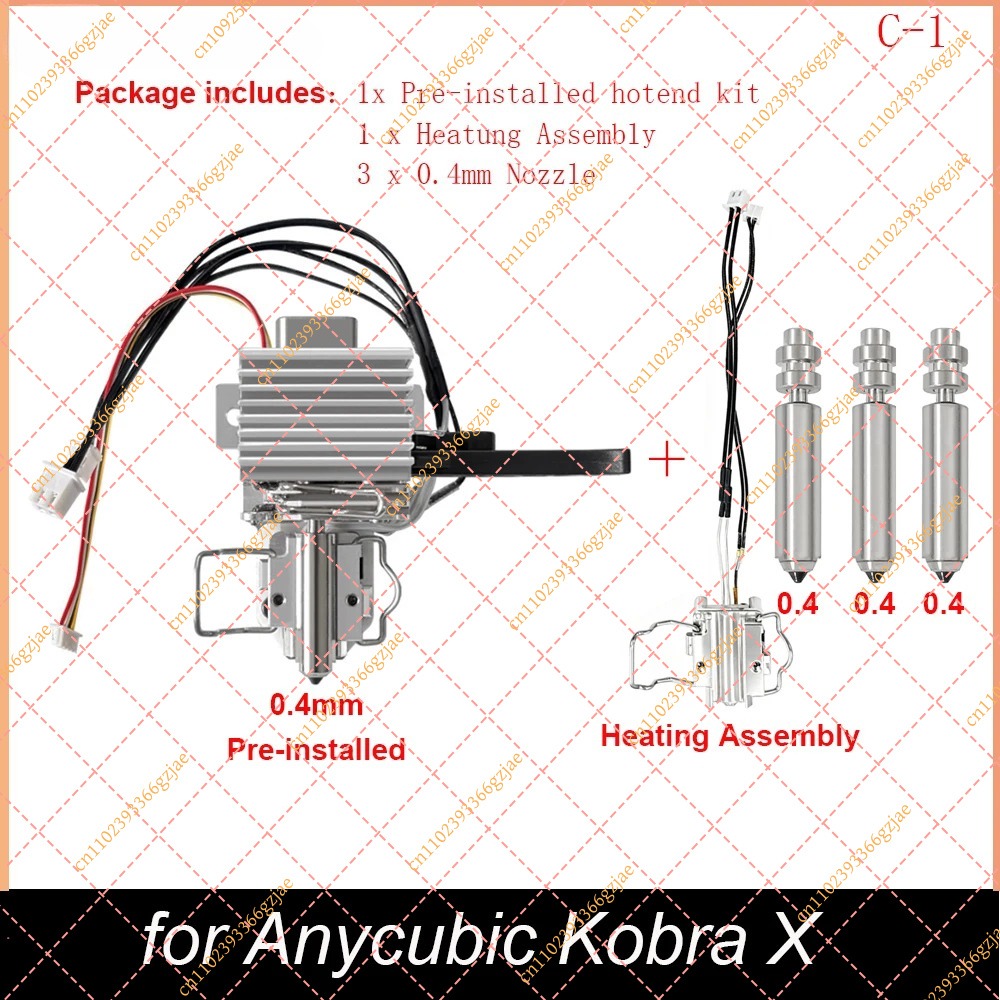 0.4mm Pre-Installed Hotend Kit - đánh giá và giá Hotend 0.4Mm