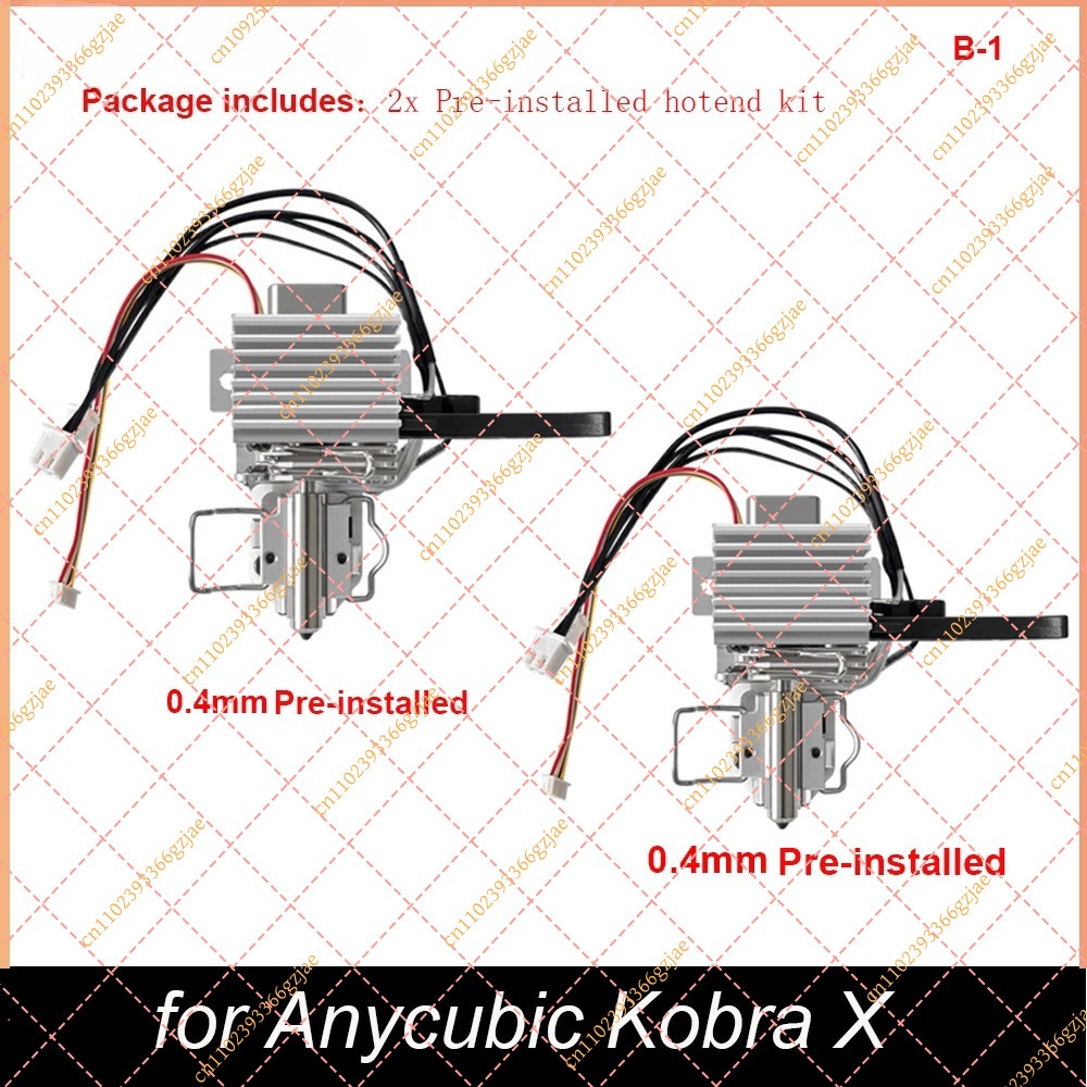 0.4mm Pre-Installed Hotend Kit - đánh giá và giá Hotend 0.4Mm