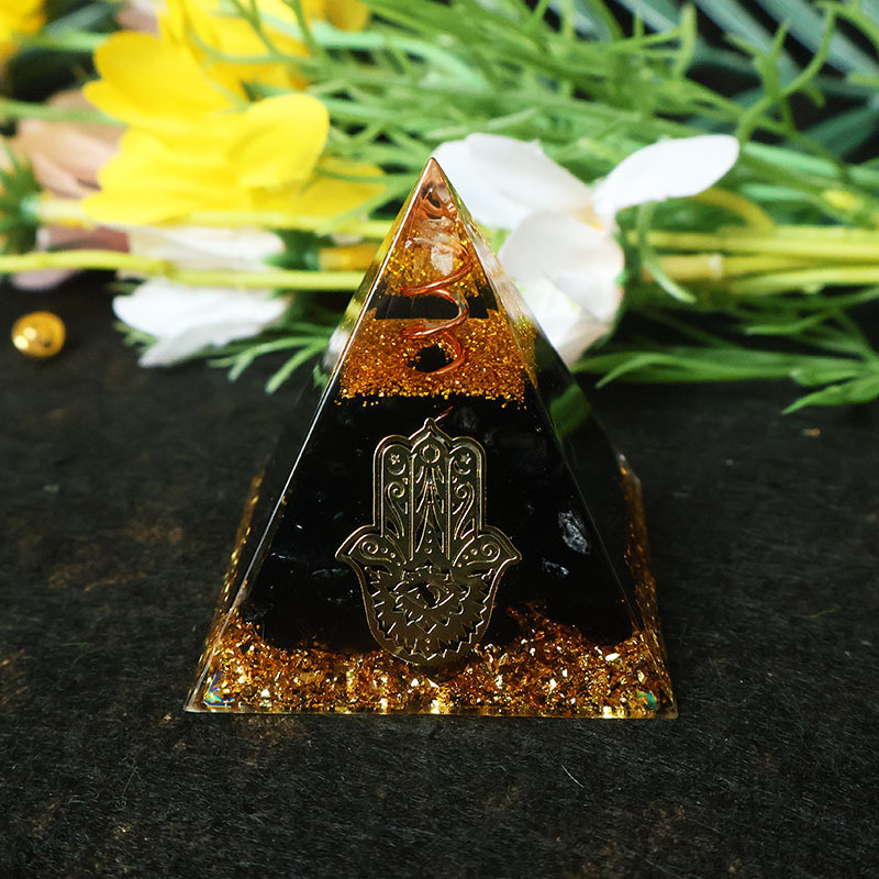 Hamsa Hand Resin Crystal Pyram - đánh giá và giá Resin