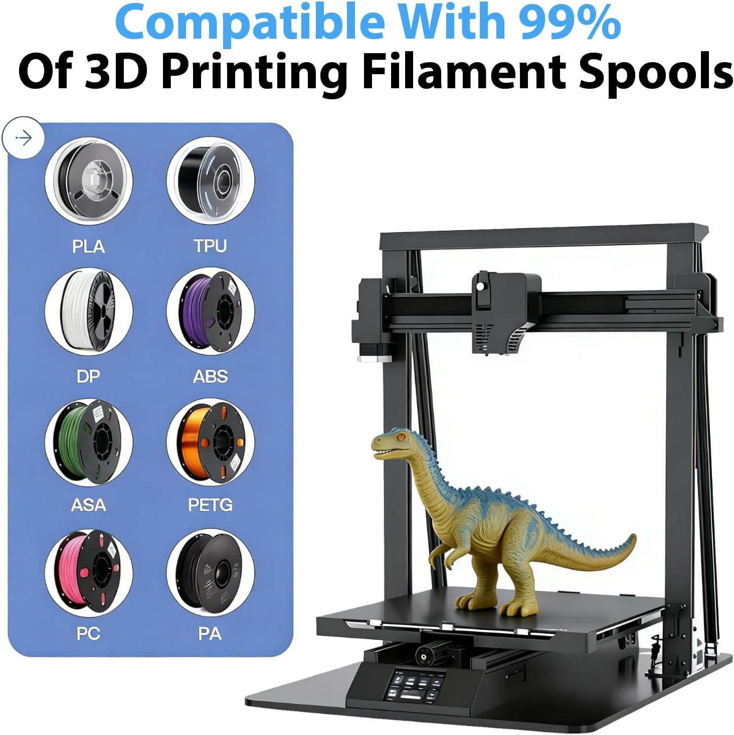 Upgraded 3D Printer Black Fila - đánh giá và giá Abs Filament