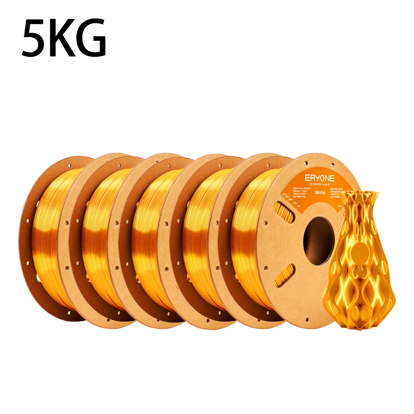 ERYONE 5kg Silk PLA Filament f - đánh giá và giá Filament 1.75