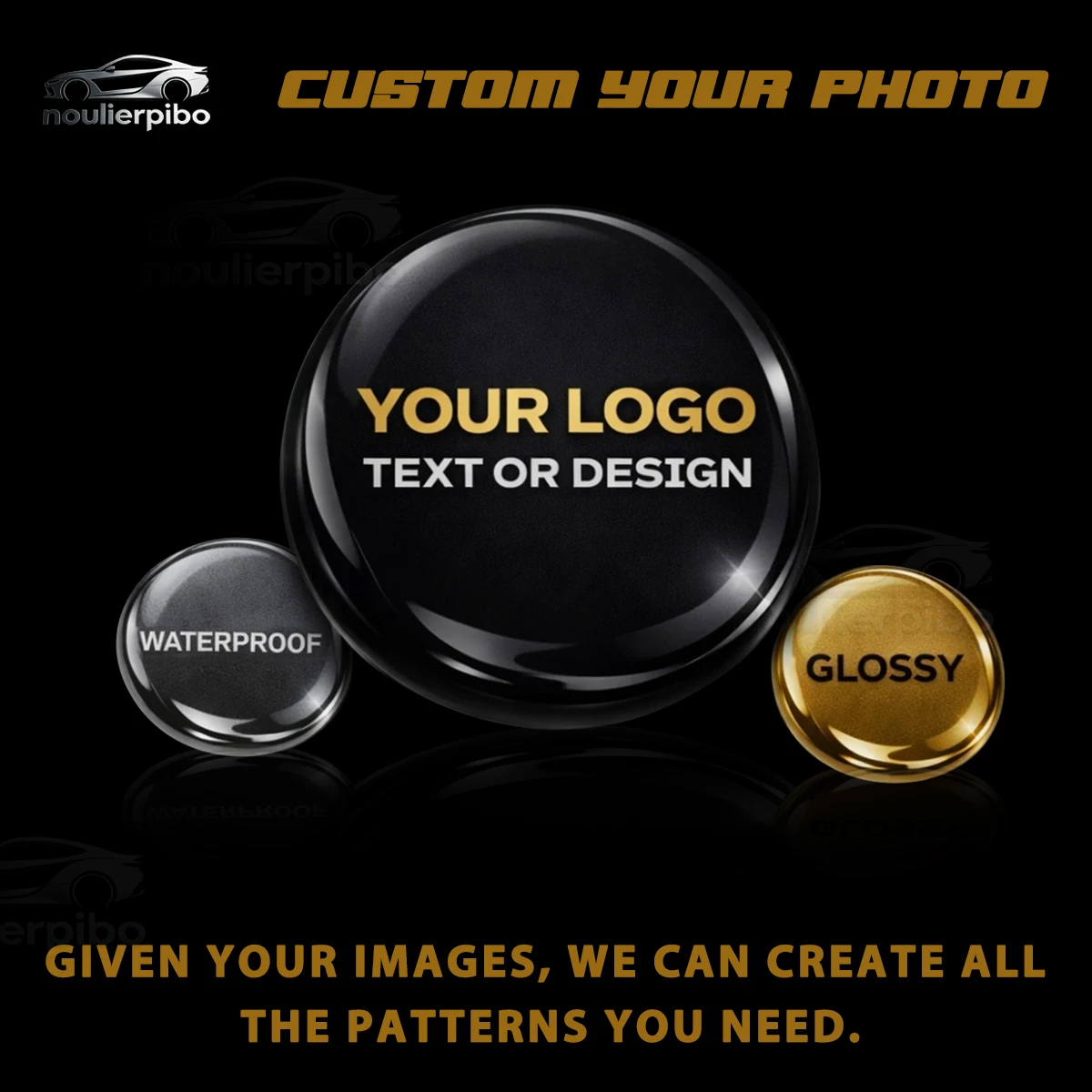 Custom 3D Resin Car Sticker Pe - đánh giá và giá Uv Resin