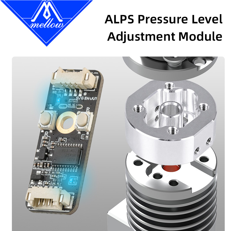Mellow ALPS-V6 Heatsink Smart  - đánh giá và giá Direct Drive Extruder