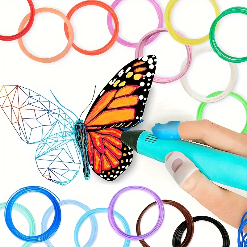 20 Color 3D Printing Pen Set D - đánh giá và giá Filament 1.75