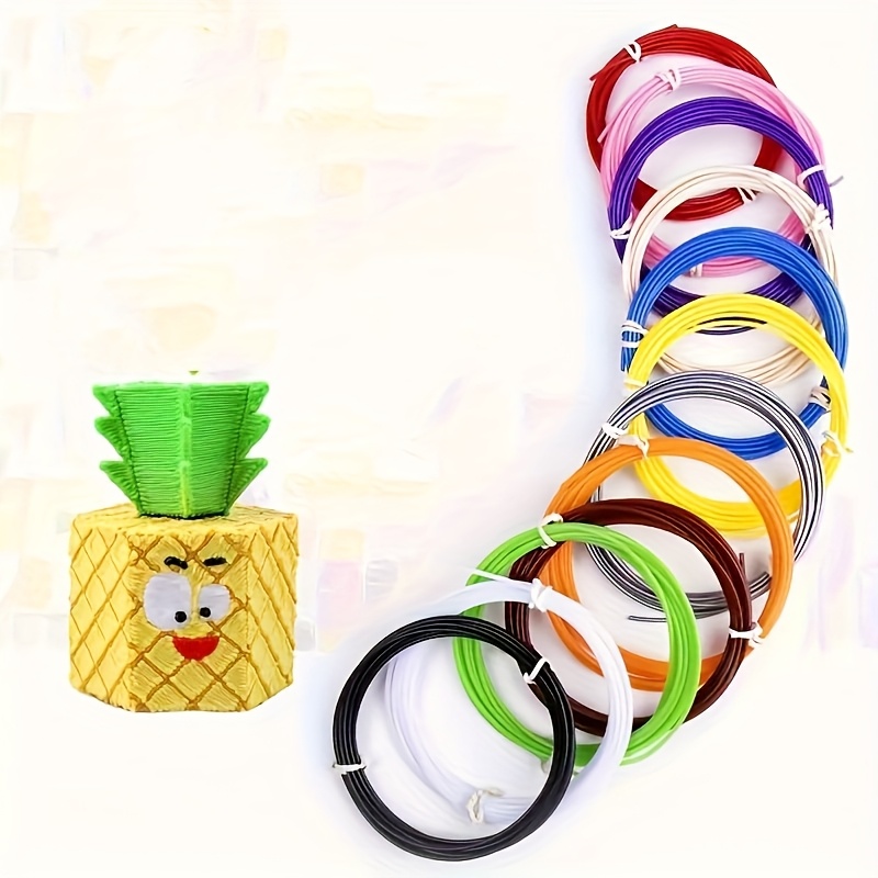 20 Color 3D Printing Pen Set D - đánh giá và giá Filament 1.75