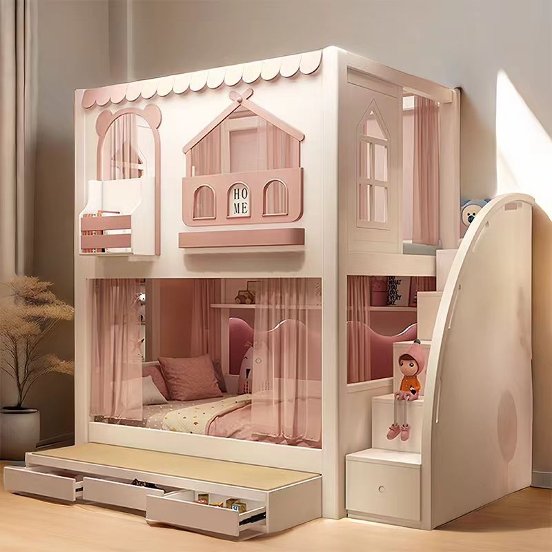 Kids bed girl princess bunk  b - đánh giá và giá Carriage Bed