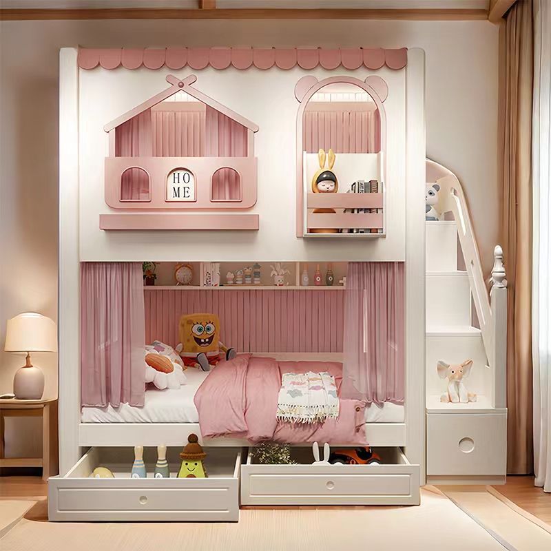 Kids bed girl princess bunk  b - đánh giá và giá Carriage Bed