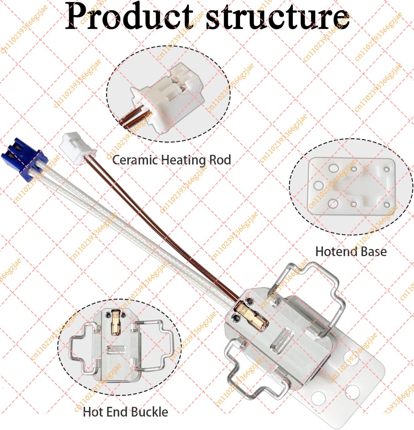 HzdaDeve 0.4 0.6 0.8MM Hotend  - đánh giá và giá Hotend Assembly