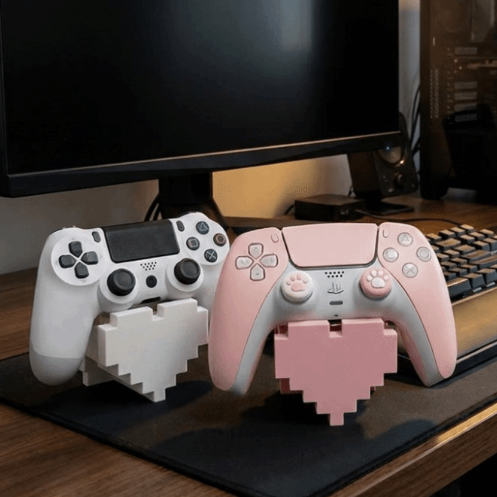 3D Printed Heart-Shaped Game S - đánh giá và giá 3D Printer Stand