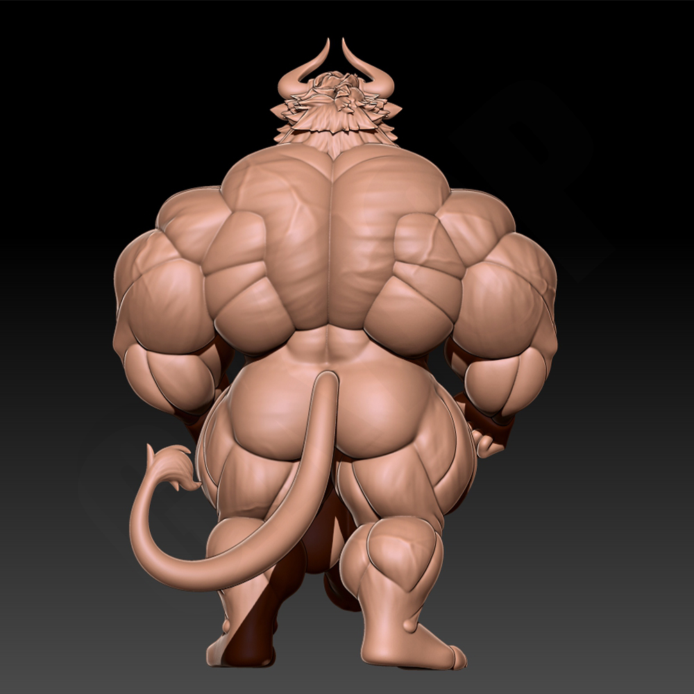 Hunky Fitness Muscle Bull 1/24 - đánh giá và giá Resin Printer