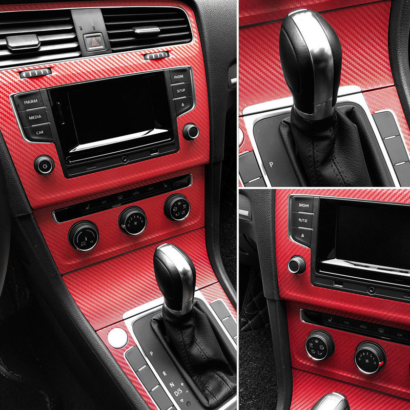 3D Red Carbon Fiber Vinyl Wrap - đánh giá và giá Fep Film