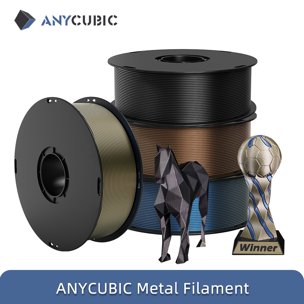ANYCUBIC 4kg/1kg Metal Filamen - đánh giá và giá Filament 1.75