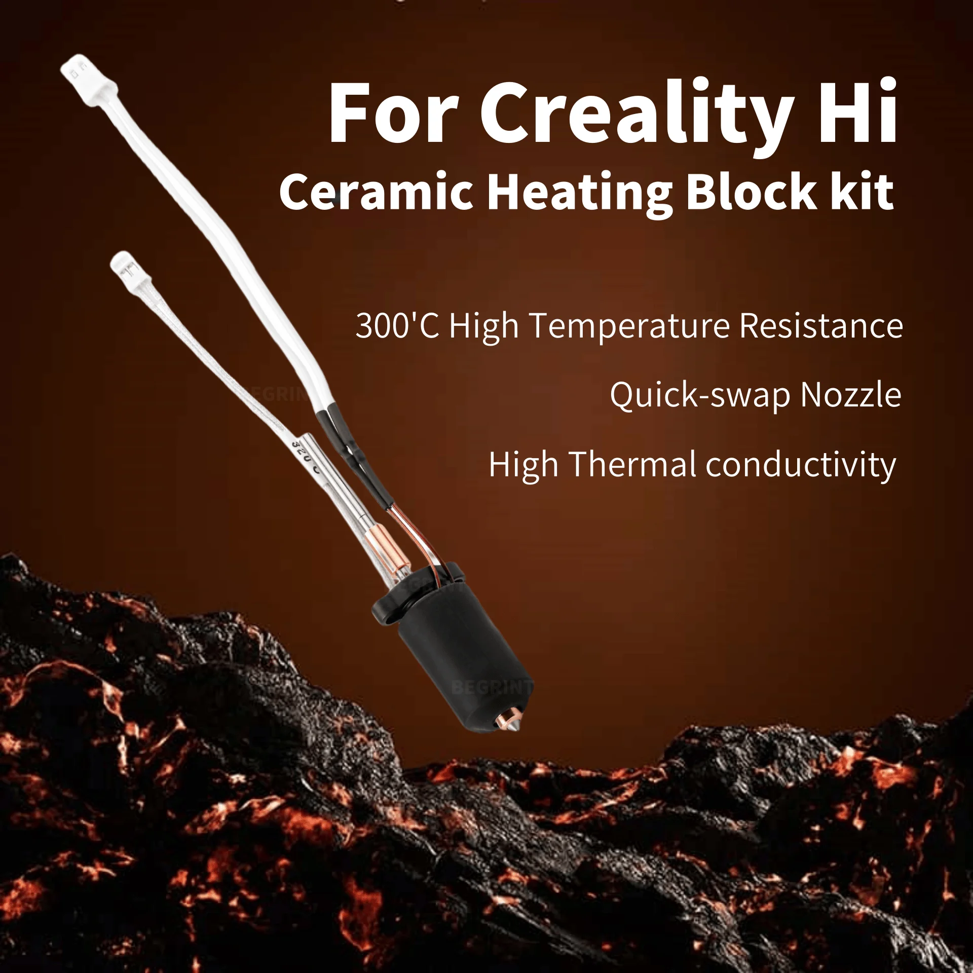 High Temp Ceramic Heater Hoten - đánh giá và giá Hotend Assembly