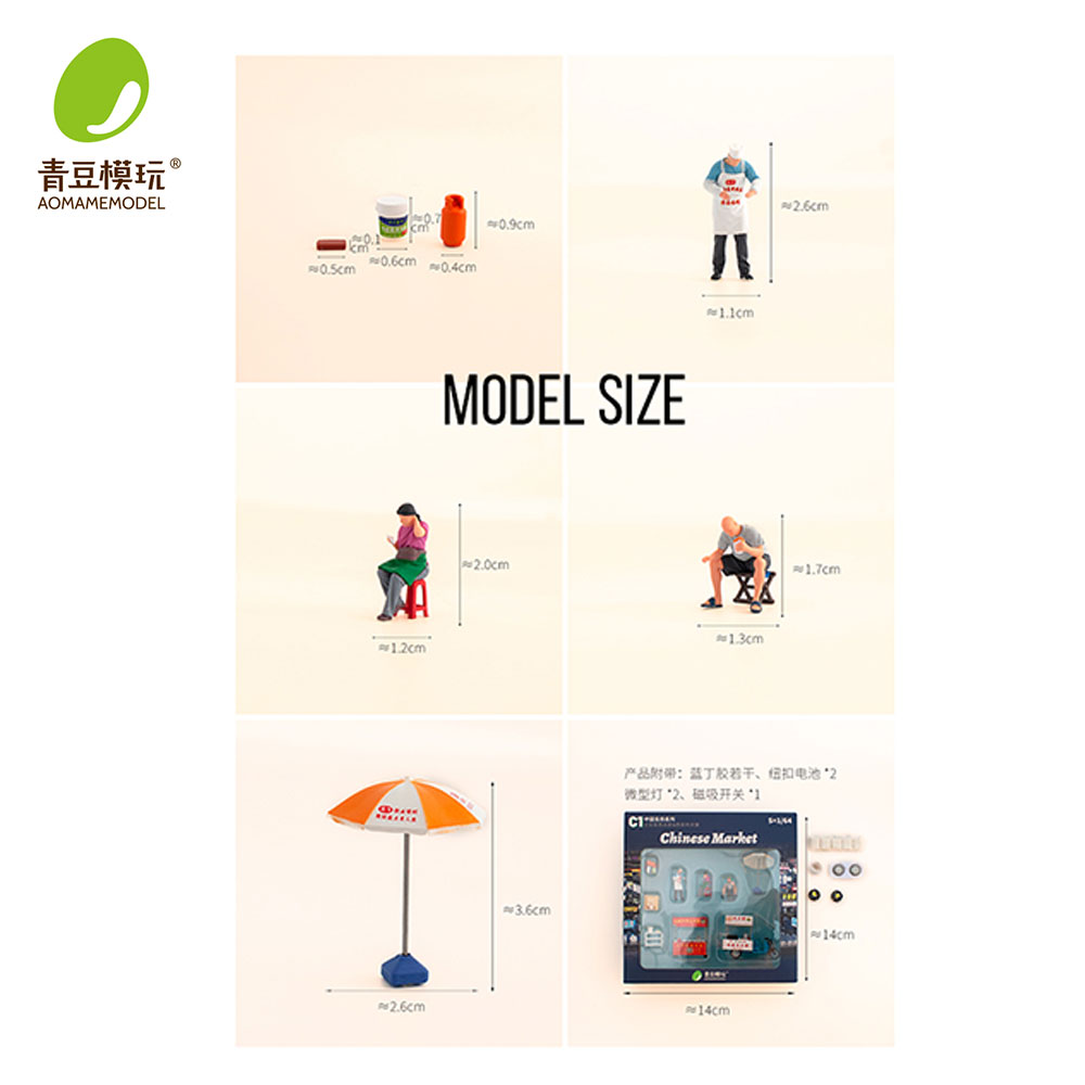 1/64 Night market s Model Kit- - đánh giá và giá Resin Printer