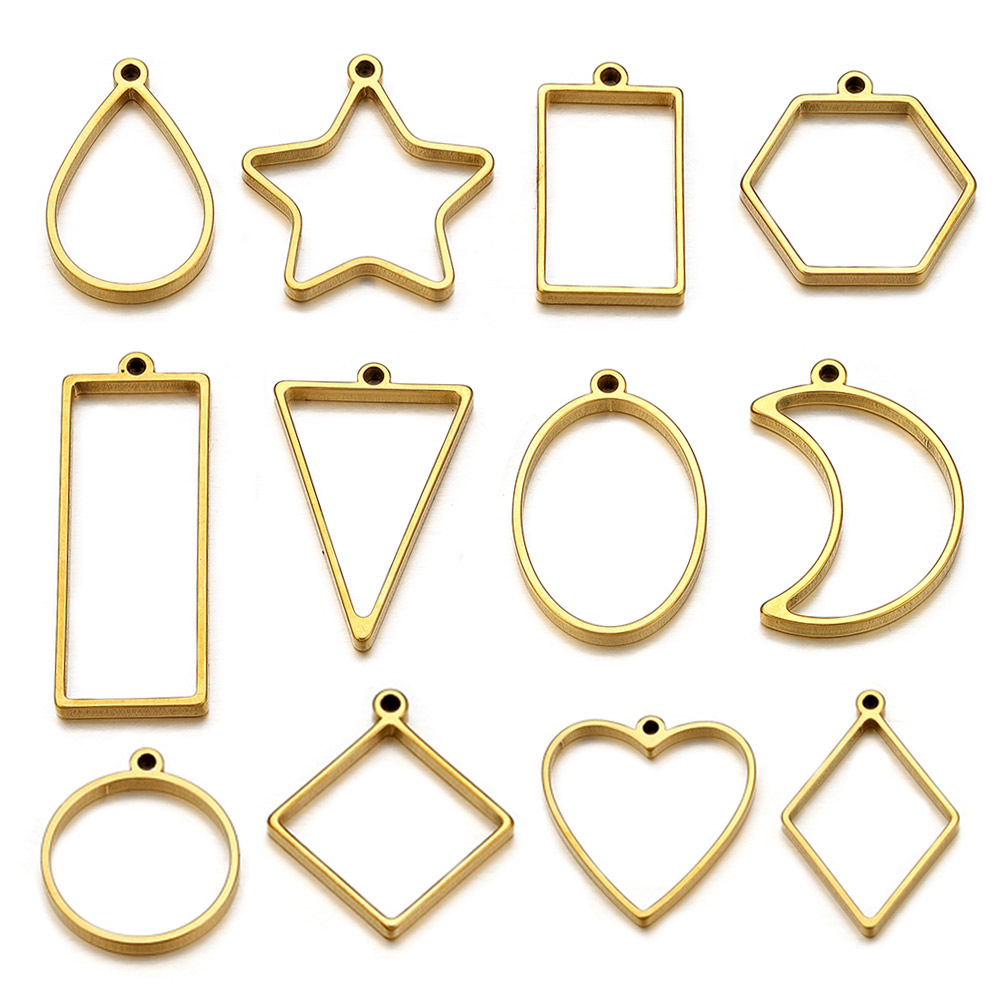10pcs Stainless Steel Geometri - đánh giá và giá Uv Resin