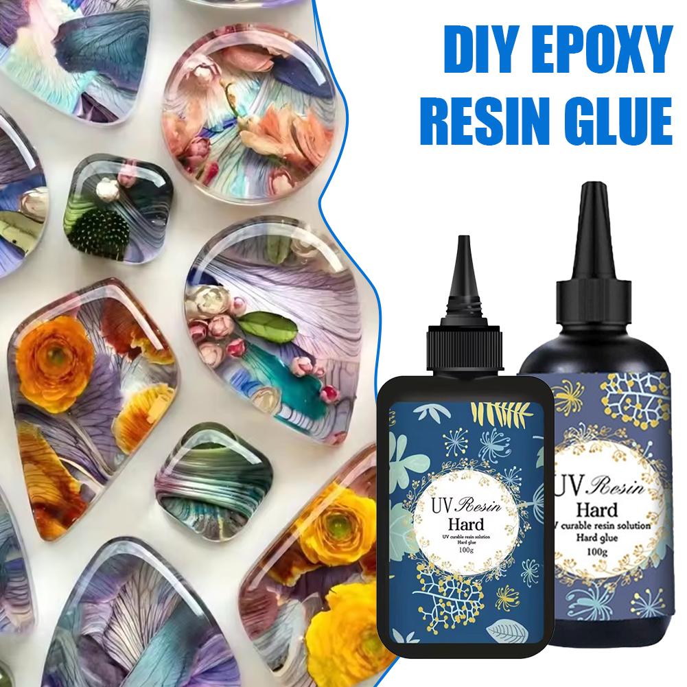 1/2Pcs Crystal Clear Hard UV R - đánh giá và giá Uv Resin