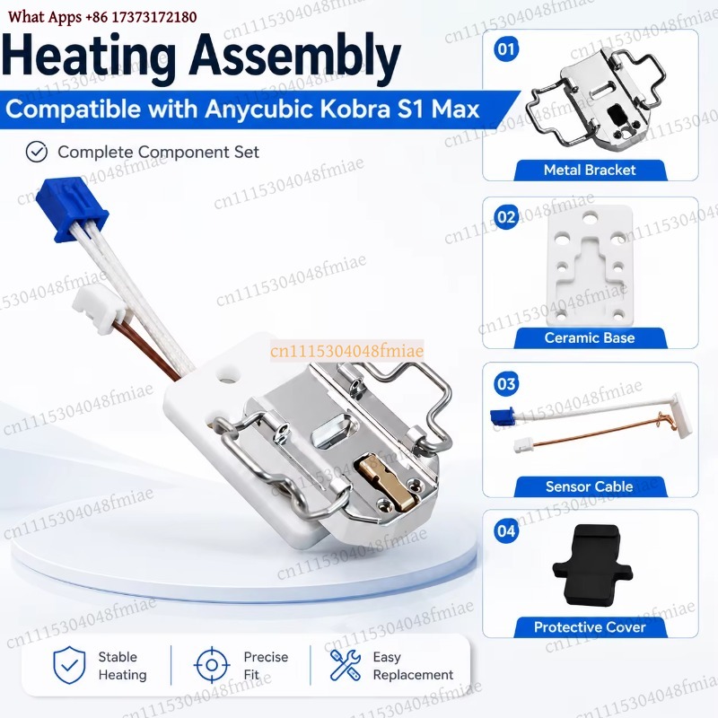 Anycubic Kobra S1 MAX Heating  - đánh giá và giá Hotend Assembly