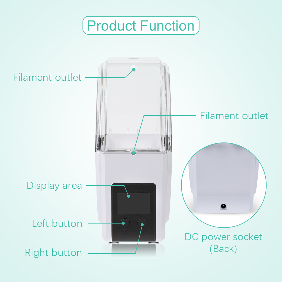 SUNLU 3D Dây Tóc Khô Hộp S1 PL - đánh giá và giá Filament 1.75