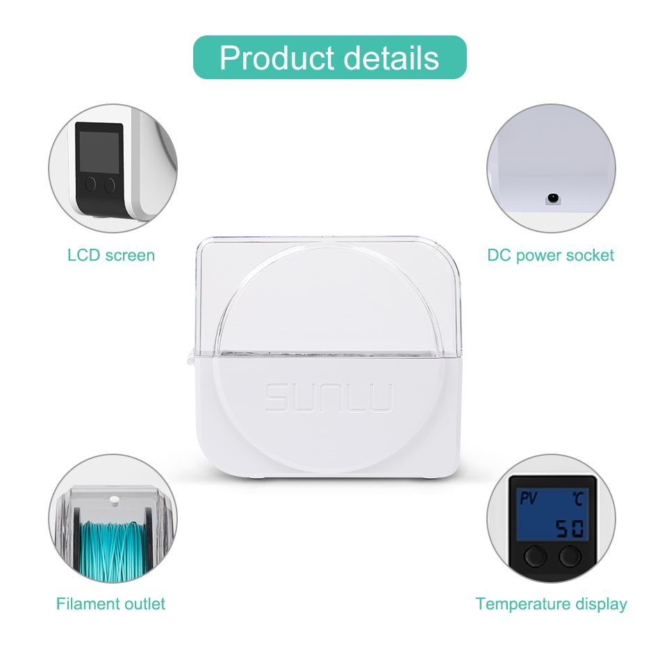 SUNLU 3D Dây Tóc Khô Hộp S1 PL - đánh giá và giá Filament 1.75
