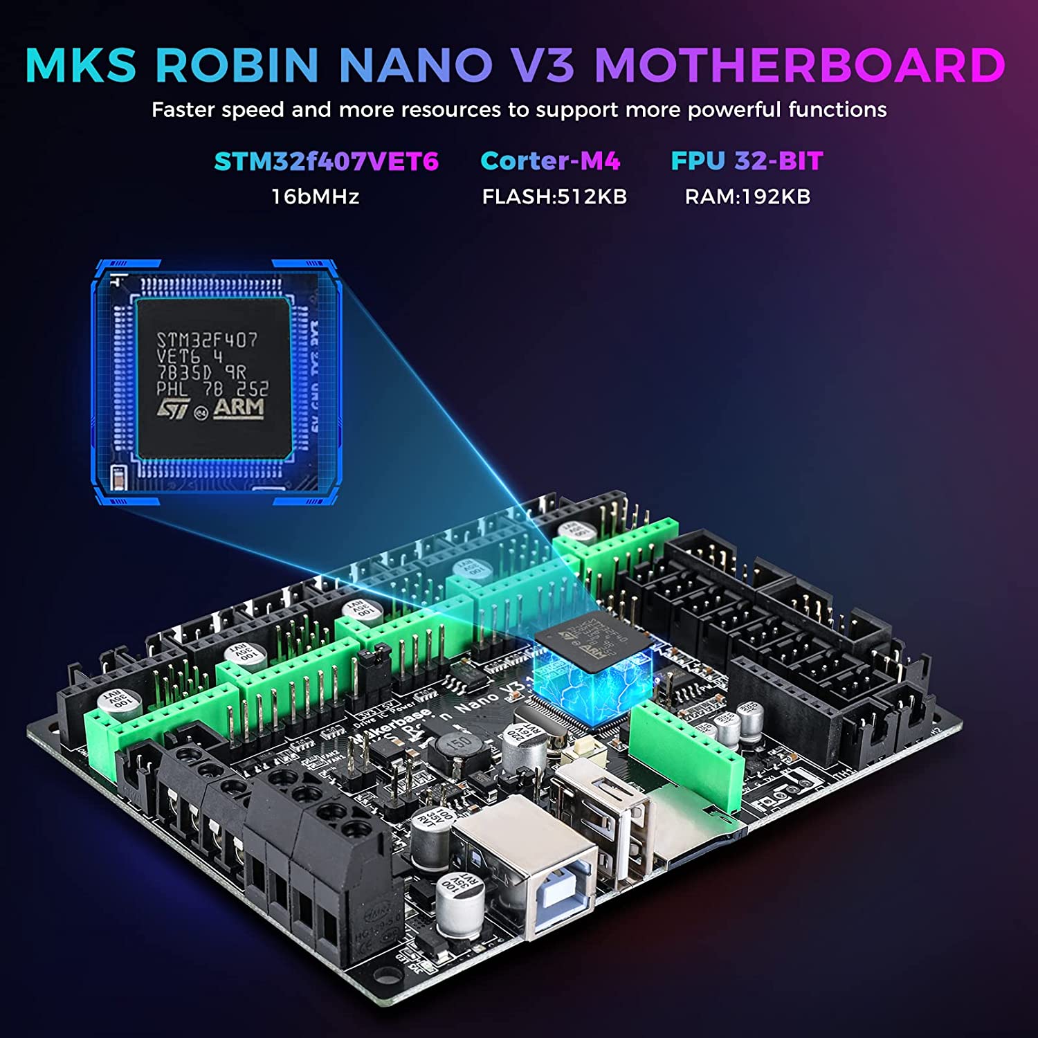 Makerbase Mks Robin Nano V3 Đạ - đánh giá và giá Mks Sgen
